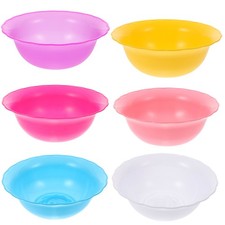  6 Pcs Bassine Plastique Basine De Visage Salon Beauté Nettoyage Du