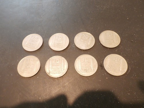 Lot pièces 10 - de, francs