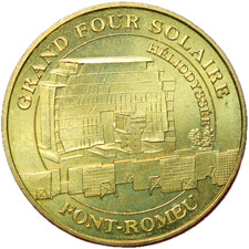 #17368 - Jeton touristique monnaie de Paris Grand Four Solaire Font Romeu 2008