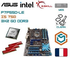 Kit Asus P7P55D LE + CPU I5 750 + 6go DDR3 Tested and working