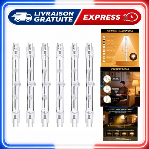 Morotty ampoule halogène r7s - ampoule,