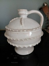 Rare Vase À Anses Céramique