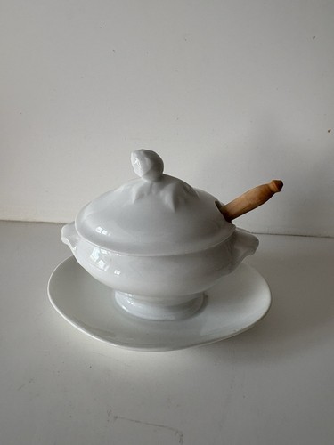 Moutardier ancien blanc - moutardier, en