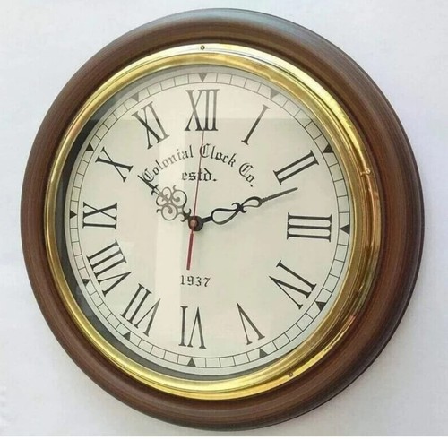 Horloge murale bois - murale, en