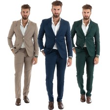 Veste Homme Monopette Costume Élégant Casual Plusieurs Couleurs