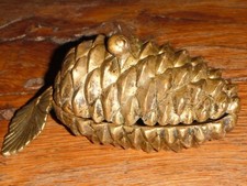 boîte bronze doré  pomme de