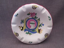 Cendrier publicitaire ancien "loterie nationale" faïence de Lunéville