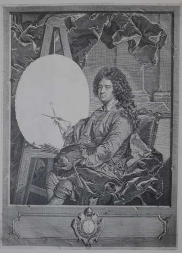 Jean daullé rigaud peignant - rigaud,