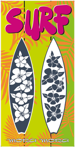 Serviette plage surf - serviette, de