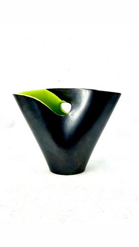 Vase céramique signé - vase,