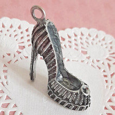 Breloque chaussures argent