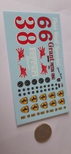 decals decalcomanie déco ferrari 1/18 ferrari