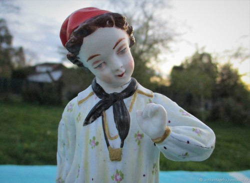 Figurine ancienne pècheur - ancienne,