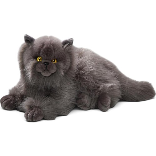 Peluche chat persan gris - chat,,