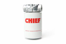 Chief Spin-on Hydraulic Filter: 25 Micron, 250 PSI, 25 GPM