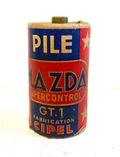 Ancienne pile Publicitaire MAZDA CIPEL pour collection