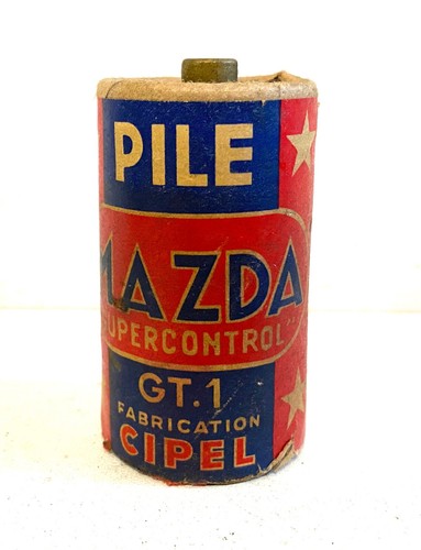 Ancienne pile publicitaire - ancienne,