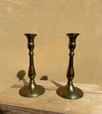 Paire De Bougeoir En Laiton