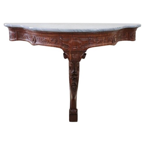 Console ancienne acajou - console,