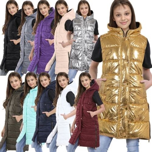Gilet long oversized pour - long,