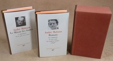 LA PLEIADE : COFFRET ANDRE MALRAUX - LE MIROIR DES LIMBES + ROMANS  / 1985-1986