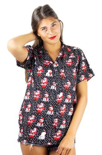 Chemise noël hawaii - chemise,