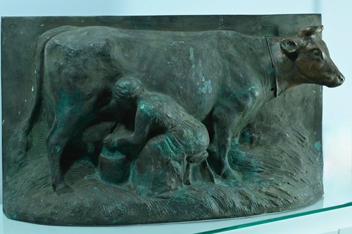 Ancien bronze laitière - bronze,