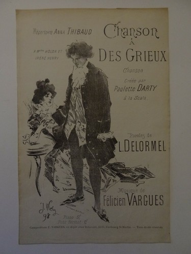 Partition chanson des - partition,