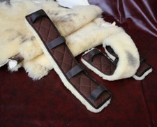 Véritable Peau de Mouton Geschirrschoner, Pad Sellette, Collier, Mantelet, Selet