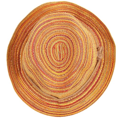 Femme soleil chapeau large - soleil,