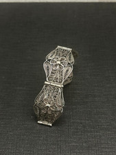 Ancien Bracelet vintage en argent massif filigran
