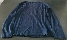 TEE SHIRT BLEU MARINE 12 ANS VERTBAUDET MANCHES LONGUES