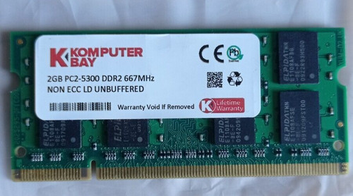 Ram 1x2gb pc2 - 1x2gb, sodimm