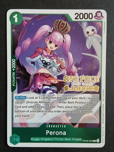 Card one piece english perona - card,