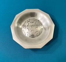 Beurrier COQUILLOR en métal argenté coquille beurre table glace 15x15 cm