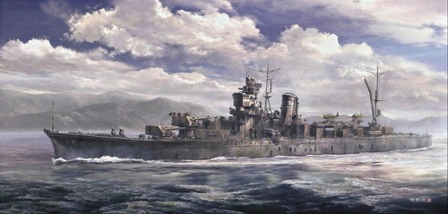 Ijn agano class light cruiser - agano-class,