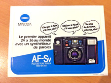 Appareil Photo Minolta AF-Sv