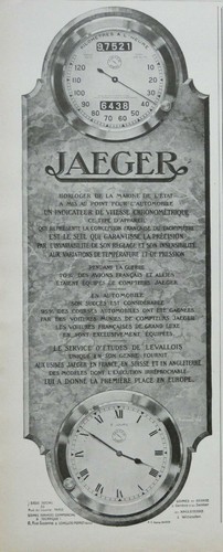Publicité presse 1926 - presse, jaeger