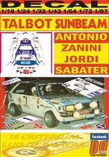 DECAL TALBOT SUNBEAM LOTUS