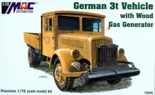 Mac 72065 1/72 "german 3 t vehicle with wood gas generator"