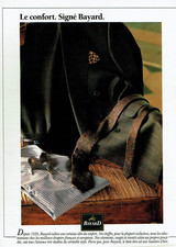publicité Advertising  1222  1989   Bayard  pret à porter homme chemise cravate