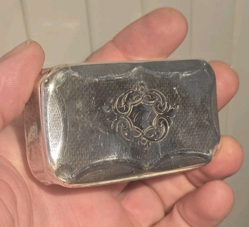 Tabatière ancienne argent