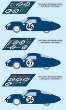 Décals Alpine M64 Le Mans