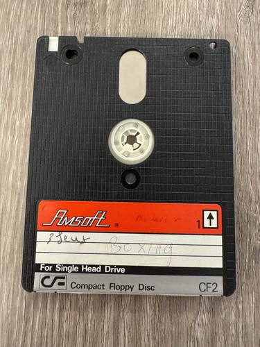 Une disquette amsoft amstrad - disquette,