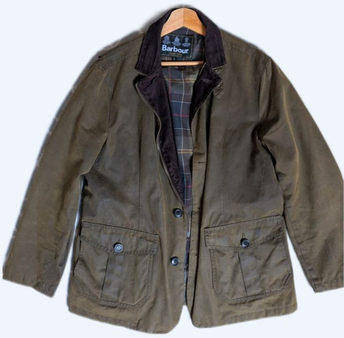 Barbour lutz wax jacket - lutz,
