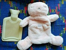 GB2/   DOUDOU PELUCHE ETAM CHAT ROSE RANGE PYJAMA ET BOUILLOTTE ETAT NEUF