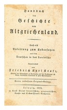 KRAFT, FRIEDRICH KARL Manuel