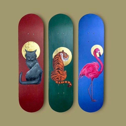 Planche roulettes murale - roulettes, en