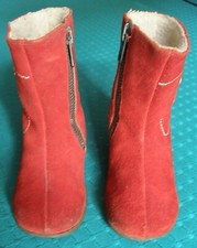 BOTTES POUPIC CUIR ENFANT VINTAGE 70' NOEL