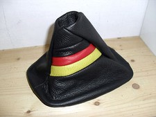 BMW E36 E46 M3 Soufflet Levier de Vitesses Cuir Noir Drapeau Allemagne